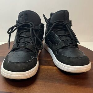 Nike Air Jordan Fadeaway Toddler Size 12 Black White Sneakers Kids Shoes